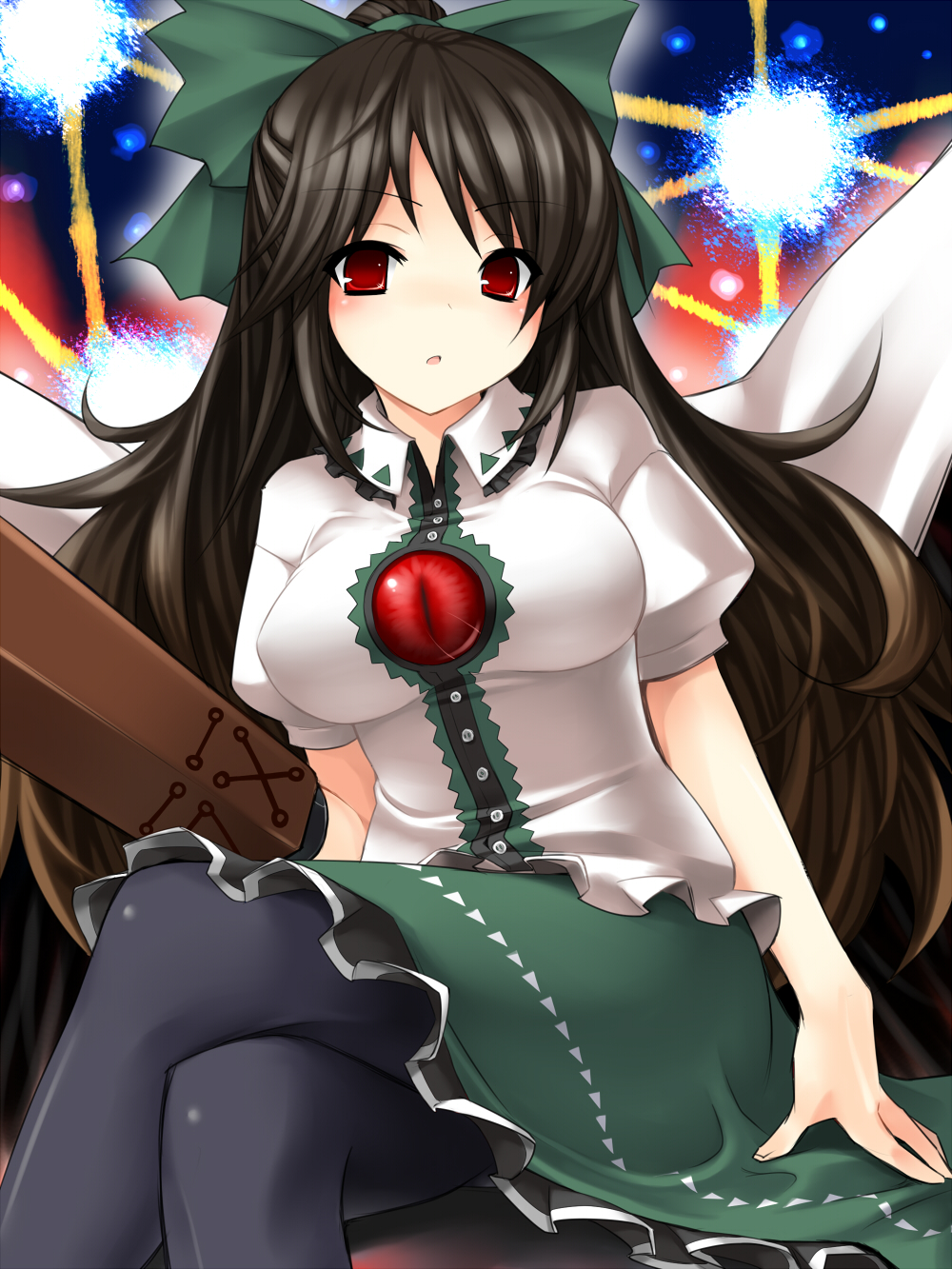 Tsukumiya Amane Touhou Reiuji Utsuho Pantyhose 1